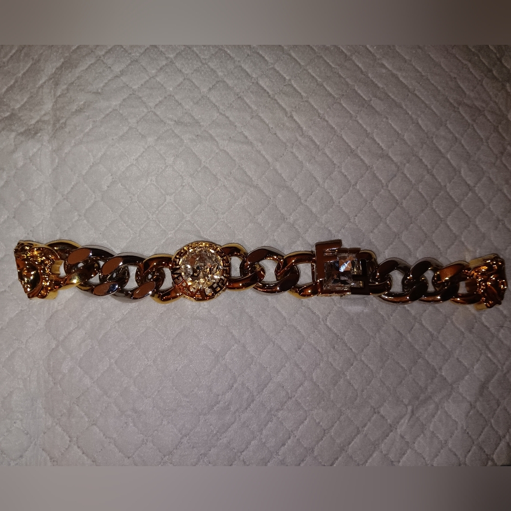 Fendace Colab Fendi Versace Ultra Rare 2 Tone Bracelet